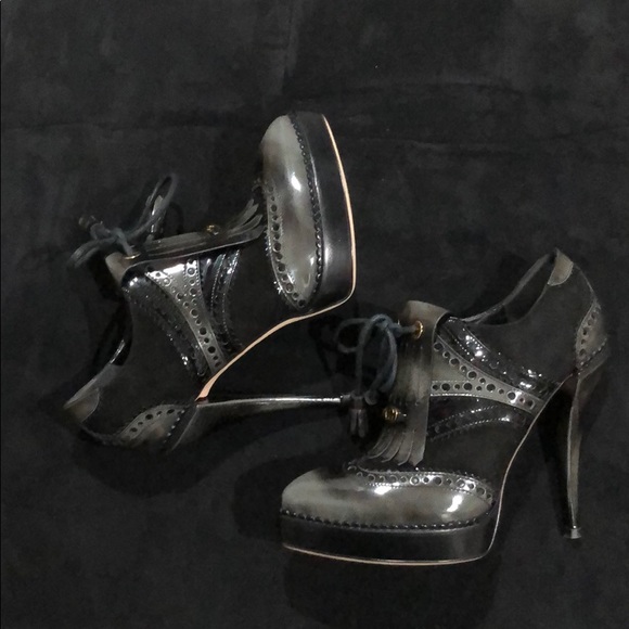 Gucci black leather ankle suede boots - Picture 7 of 15